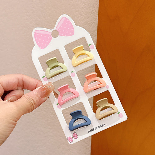 Macaron Color Mini Claw Clip Set